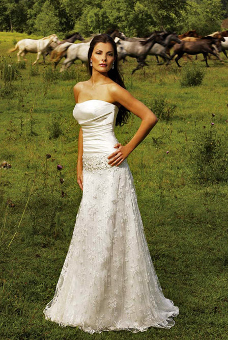 Orifashion HandmadeRomantic and Handmade Wedding Dress AL151 - Click Image to Close